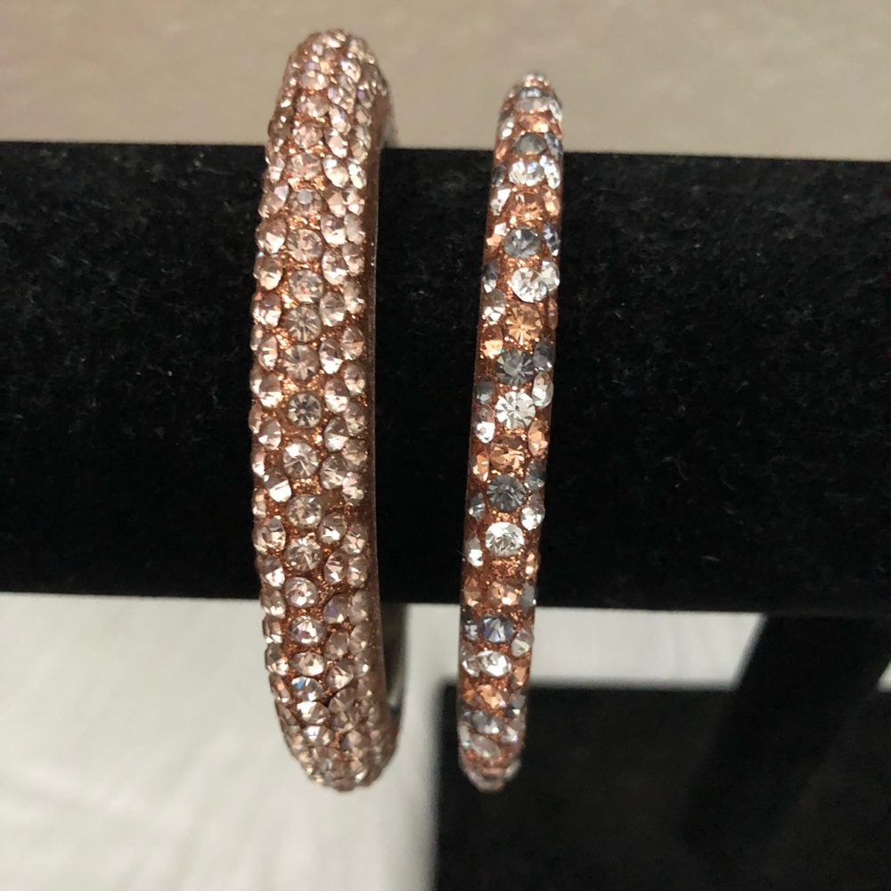 NWOT Crystal Bangle Bracelets